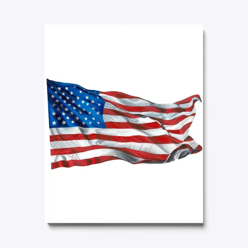 Annika Watson's American Flag Painting