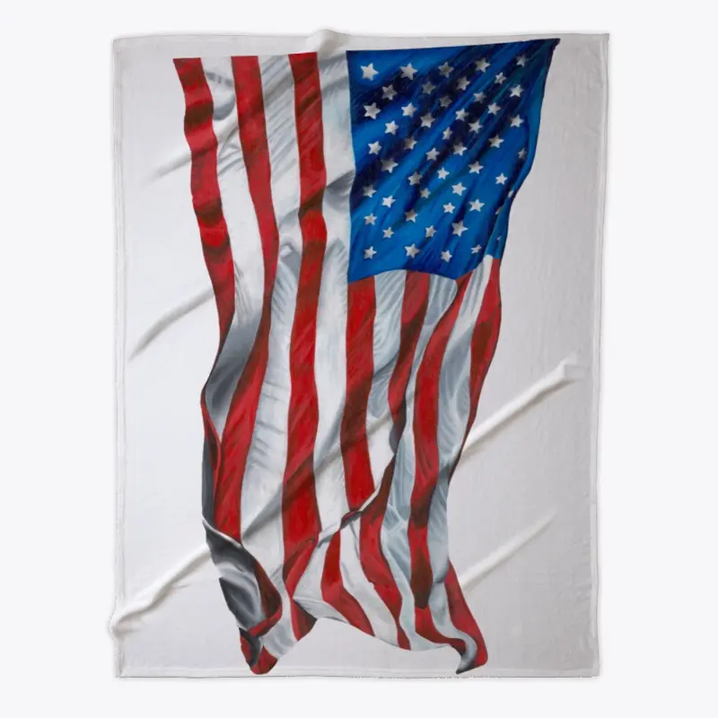 Annika Watson's American Flag Painting