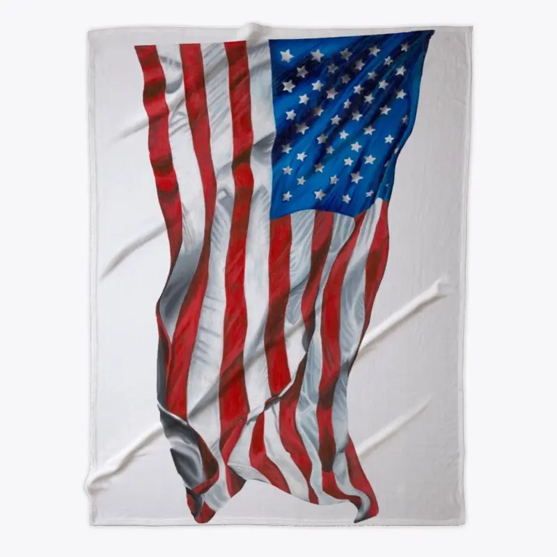 Annika Watson's American Flag Painting